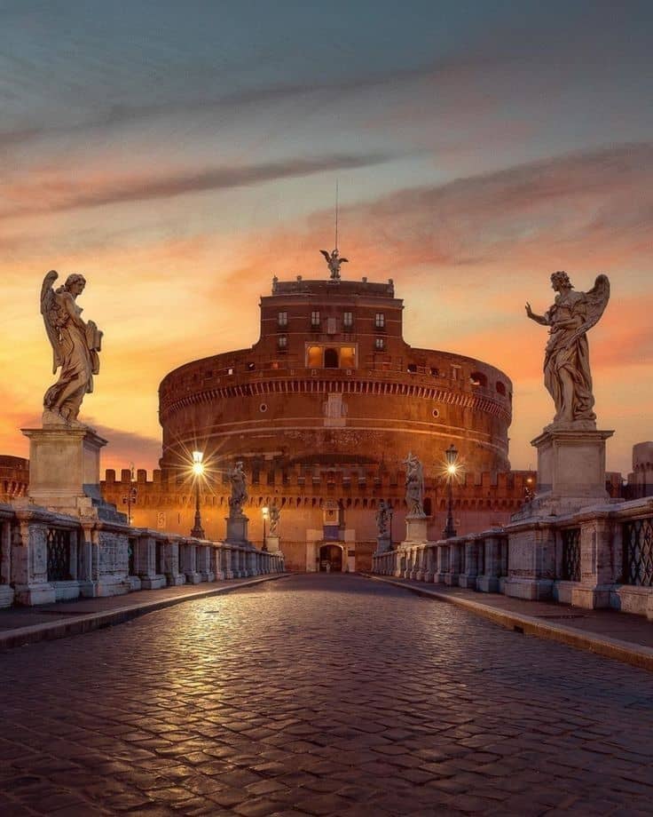 Castel Sant'Angelo at sunset